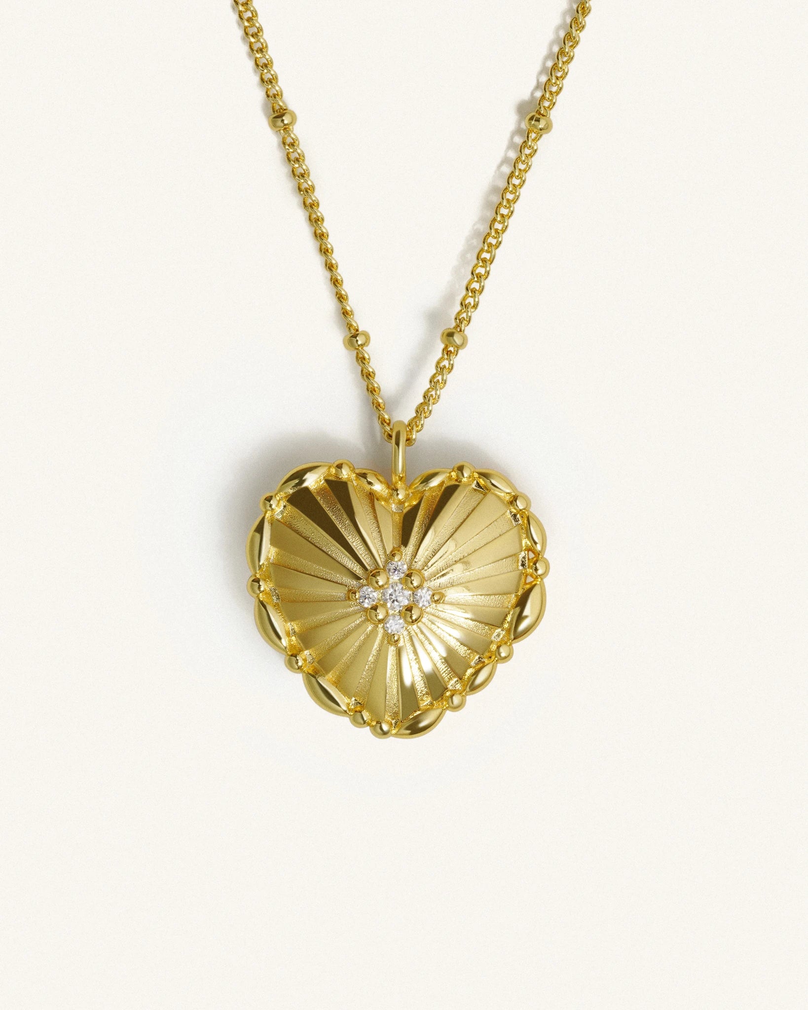 Wild Heart Dual - sided Necklace - Gold Plated - Stanza - 1
