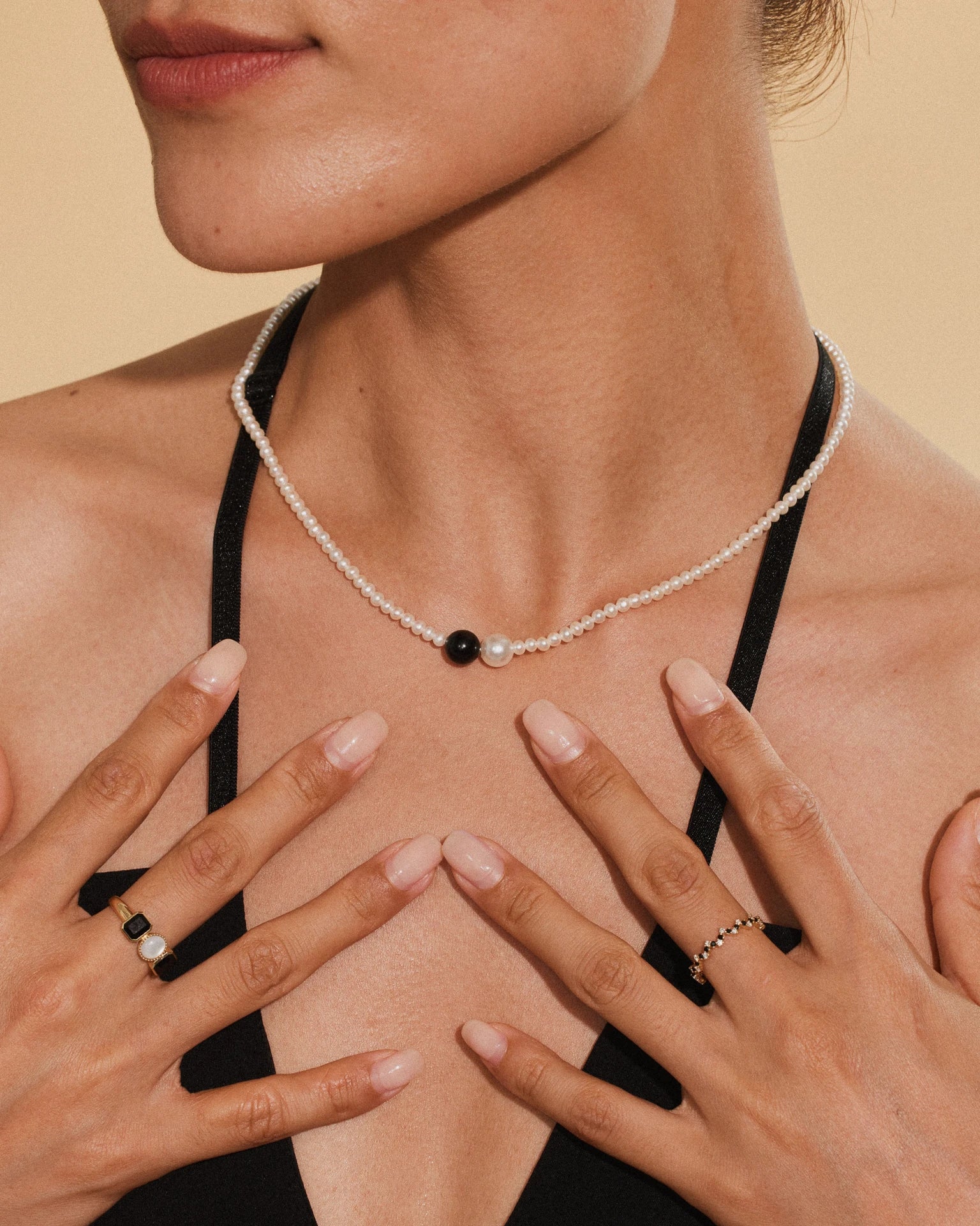 Kindred Pearl Necklace - 15 - 17inches - Stanza - 2