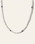 Nocturne Beaded Necklace - Gold - plated - Stanza - 1
