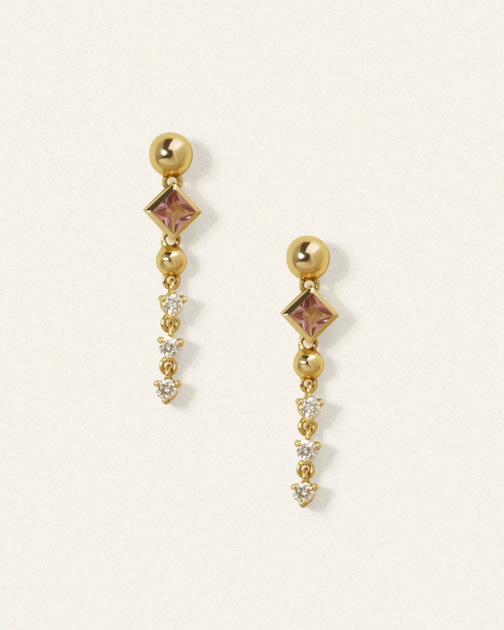 Cinquain Drop Earrings - Stanza - 1