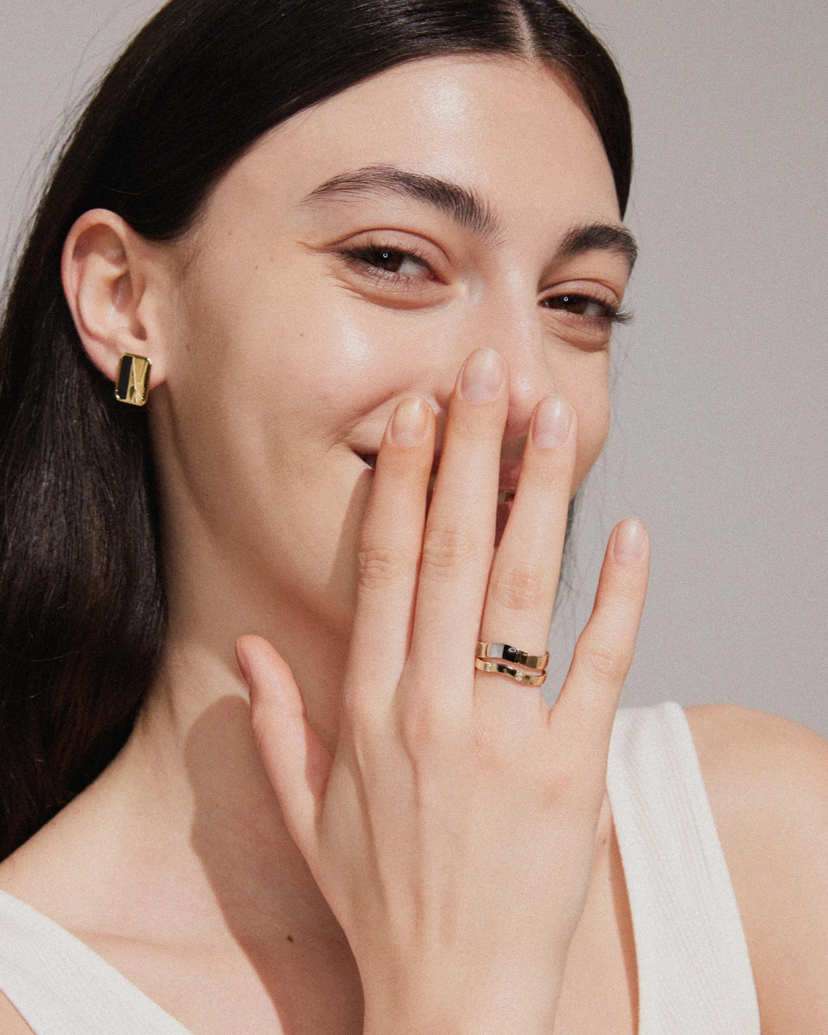 Colossus Earrings - 14k yellow gold - Stanza - 3
