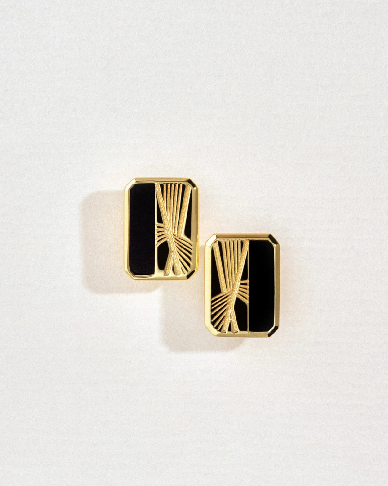 Colossus Earrings - 14k yellow gold - Stanza - 1