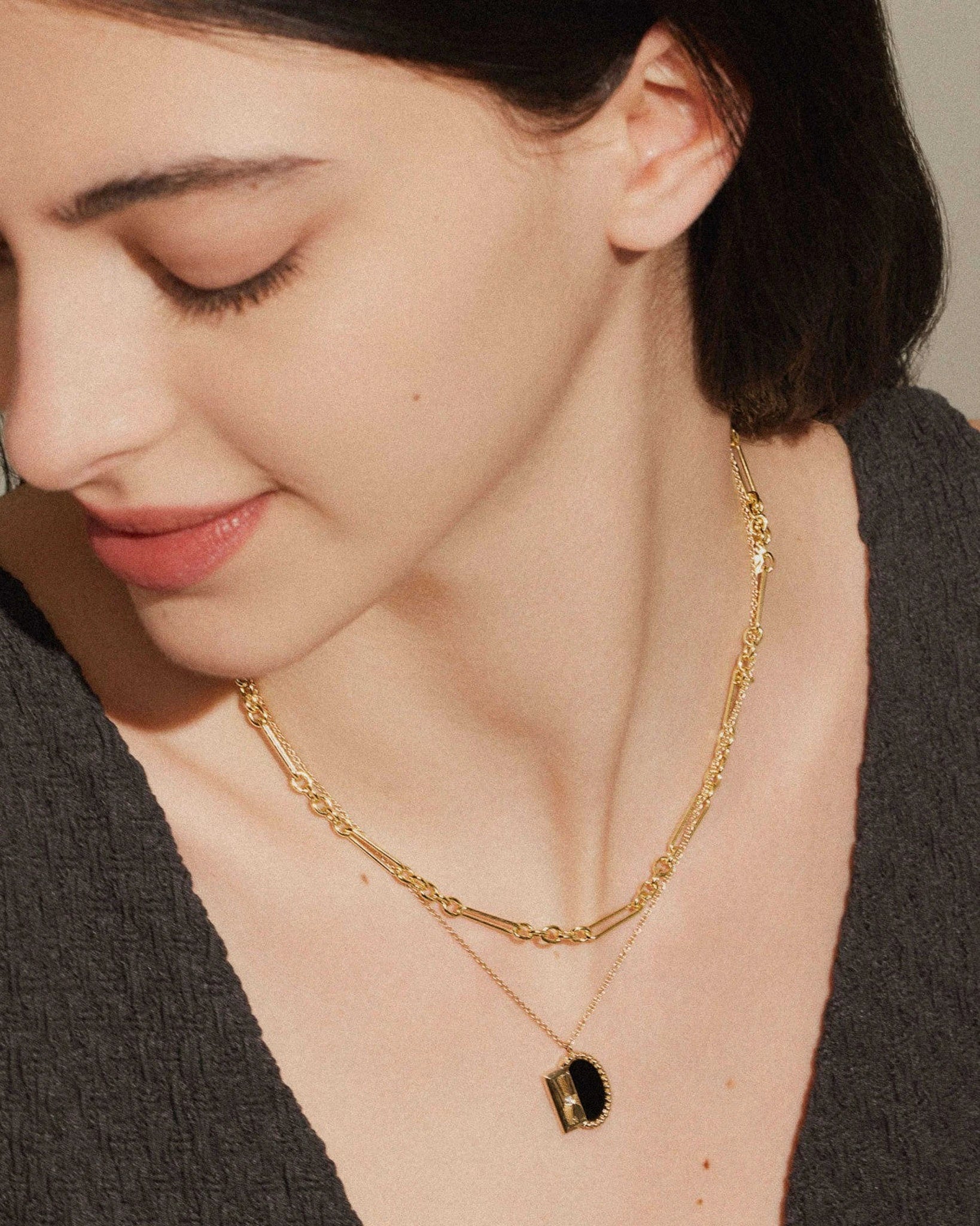 Colossus Necklace - 15.7 - 17.7 inches - Stanza - 2