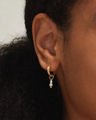 Sonnet Hoop Charm - 14K Gold - Stanza - 4