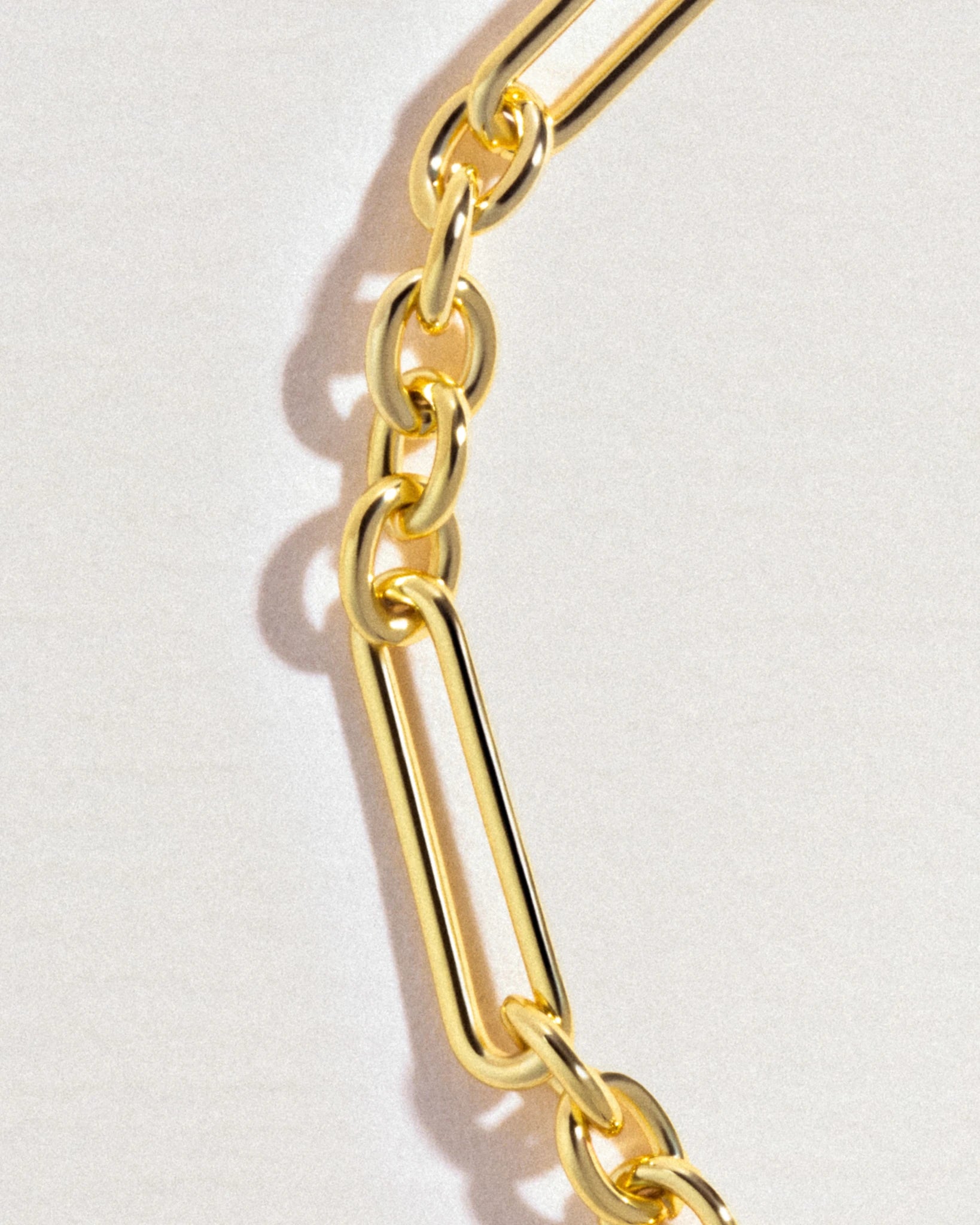 Gilded link necklace