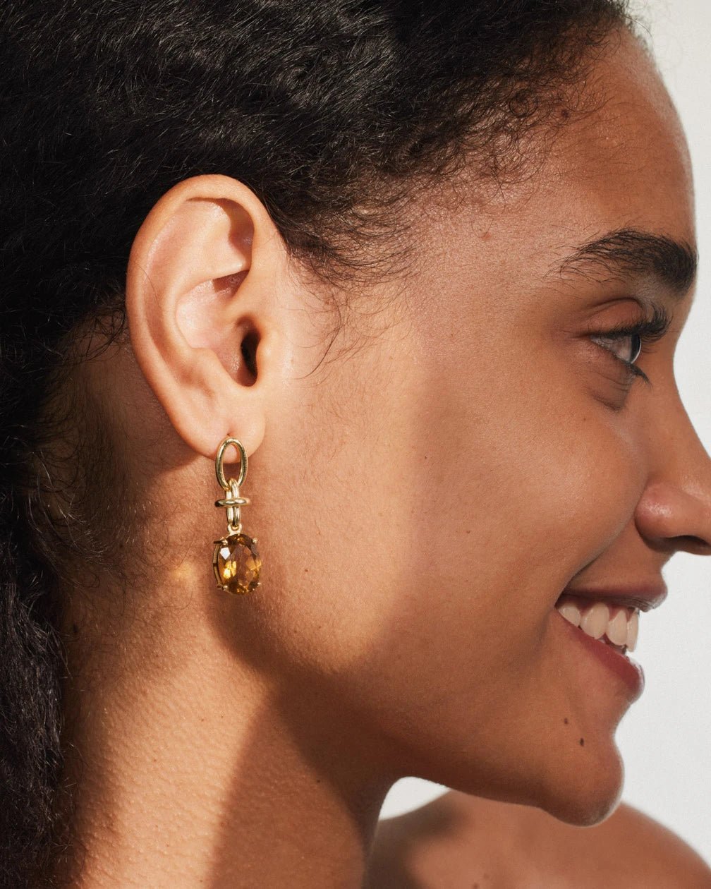 Honeyed Grace Earrings - 18k Gold Plated - Stanza - 2