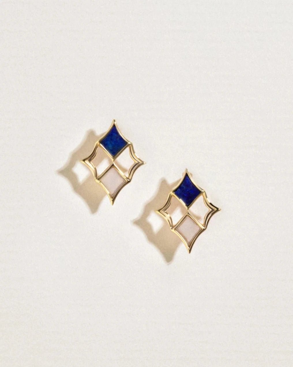 Sacral Sky Studs - 14k gold - Stanza - 1