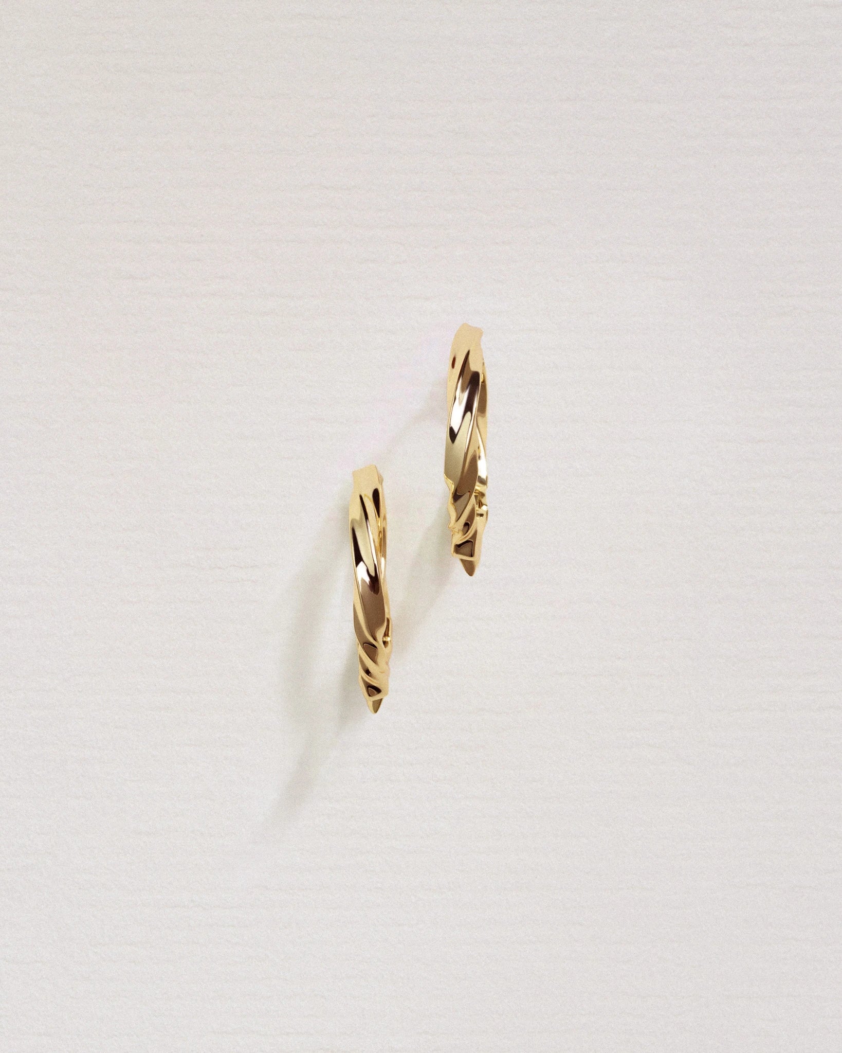 Falling Water Hoops - 18k Gold Plated - Stanza - 1