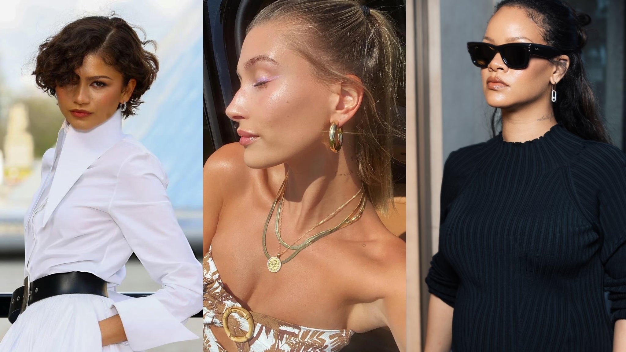 Jewelry Styling Lessons from Zendaya, Hailey & Rihanna - Stanza