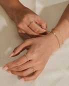Simply Paperclip Chain Bracelet - 14K Gold - Stanza - 4