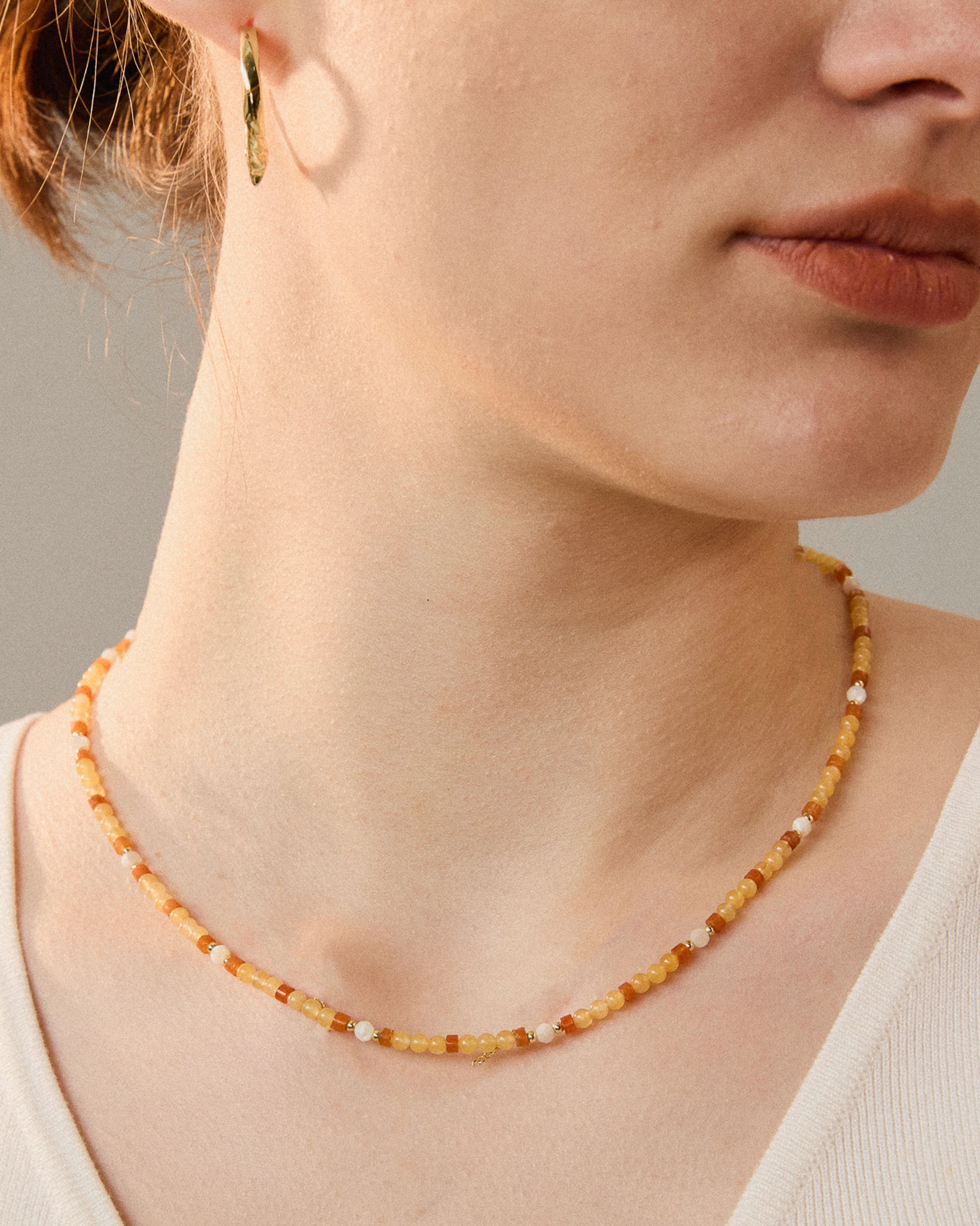 Midday Glow Beaded Necklace - Stanza - 3