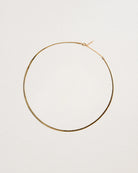 Simply Herringbone Chain Gold Plated Necklace - Gold - plated - Stanza - 1