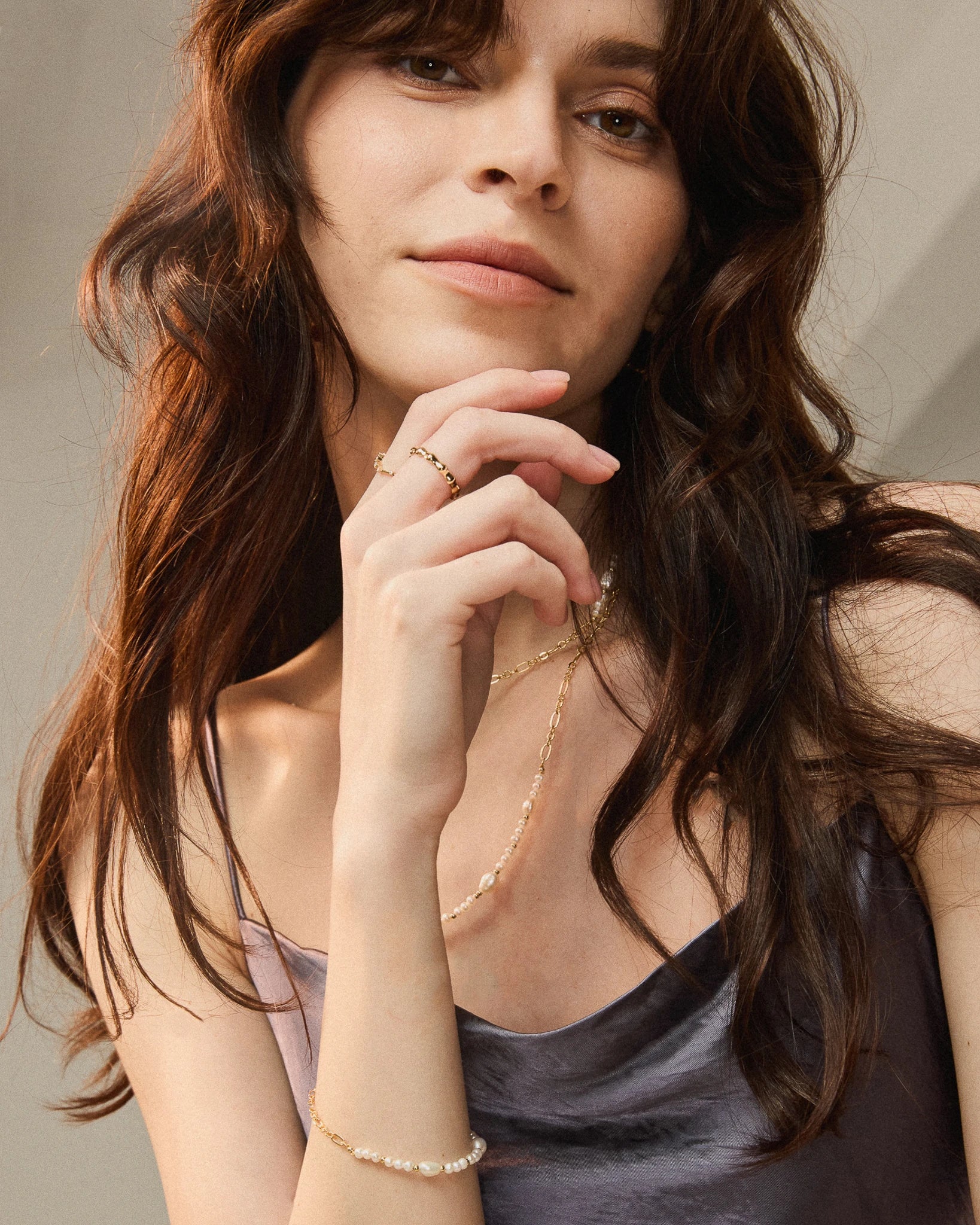 Couplet Pearl Bracelet - Gold Plated - Stanza - 3