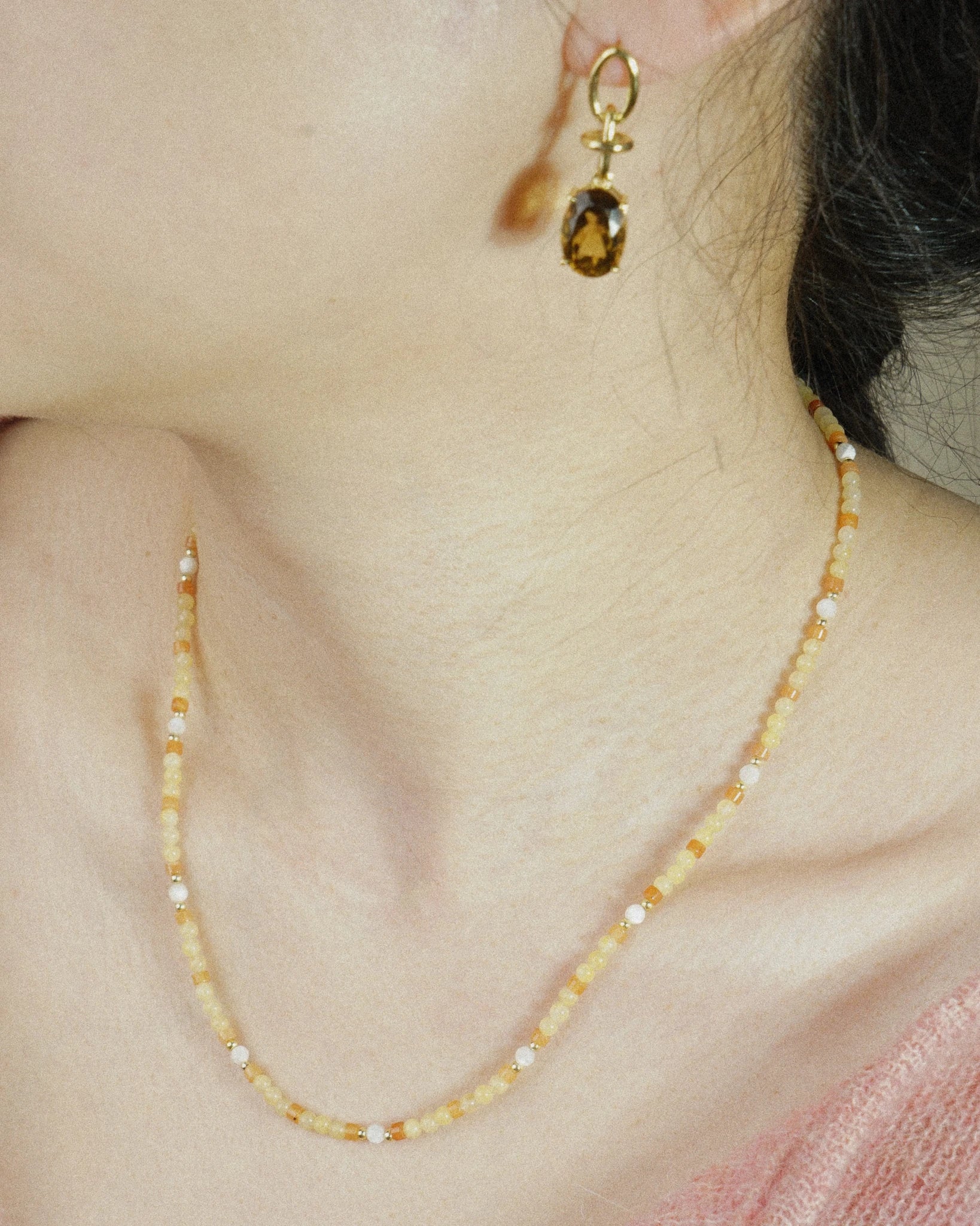 Midday Glow Beaded Necklace - Stanza - 2