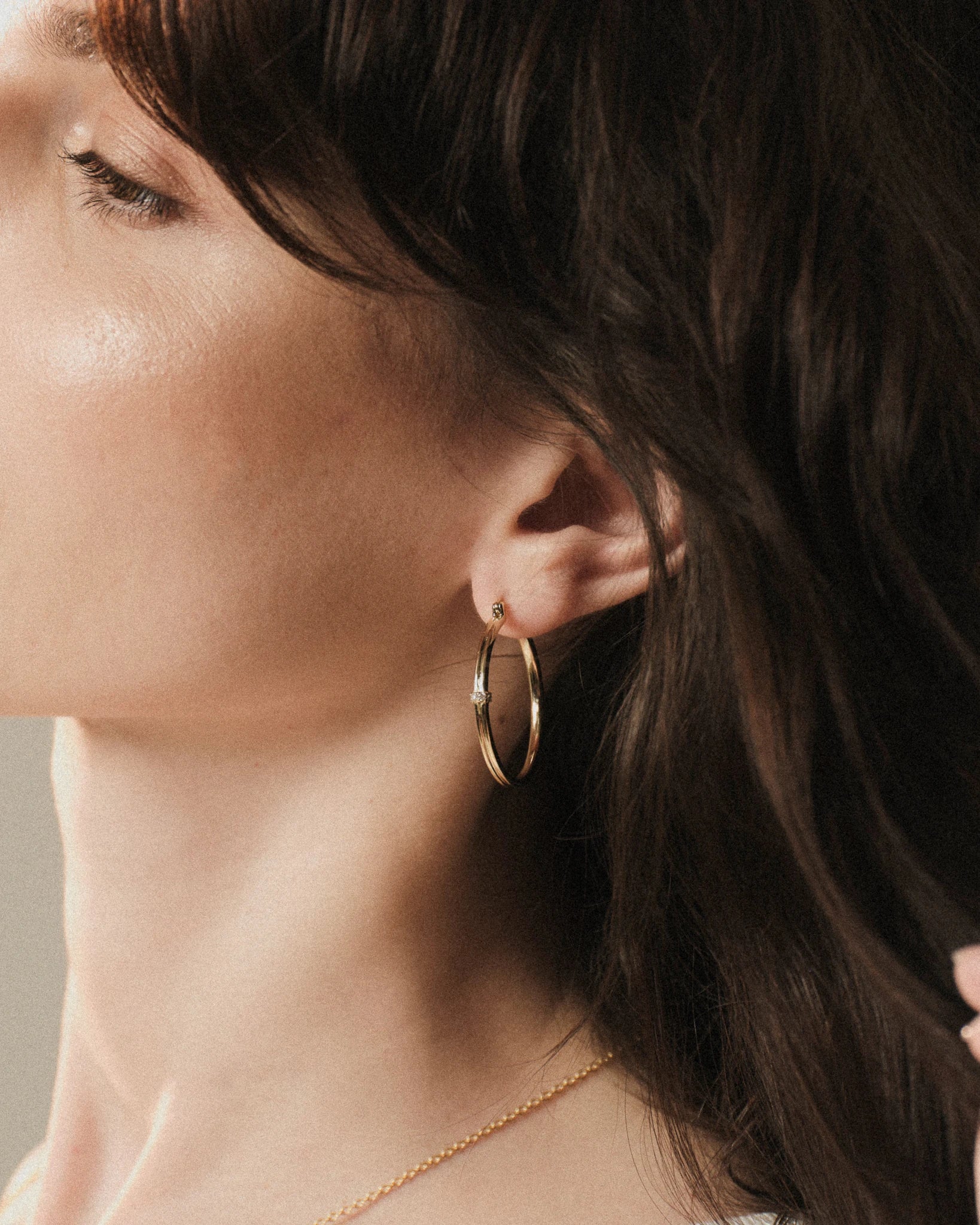 Orbit Hoops - Gold - plated - Stanza - 2