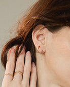 Simply Beaded Three - stone Ring - 5 - Stanza - 4