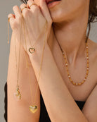 True Heart Necklace - Gold - plated - Stanza - 5