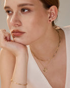 True Heart Necklace - Gold - plated - Stanza - 3