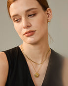 Wild Heart Dual - sided Necklace - Gold Plated - Stanza - 2