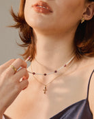 Cross Pendant - 14K Gold - Stanza - 3