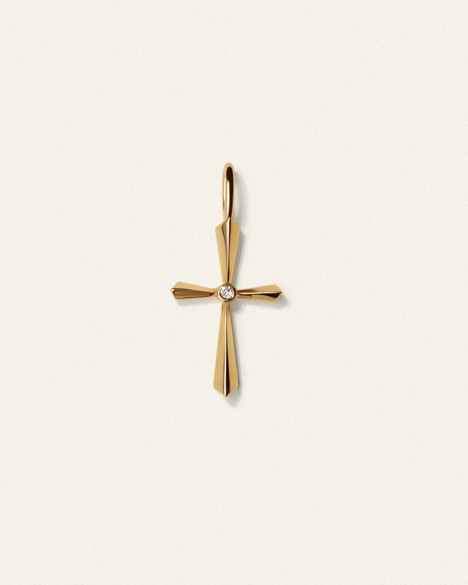Cross Pendant - 14K Gold - Stanza - 1