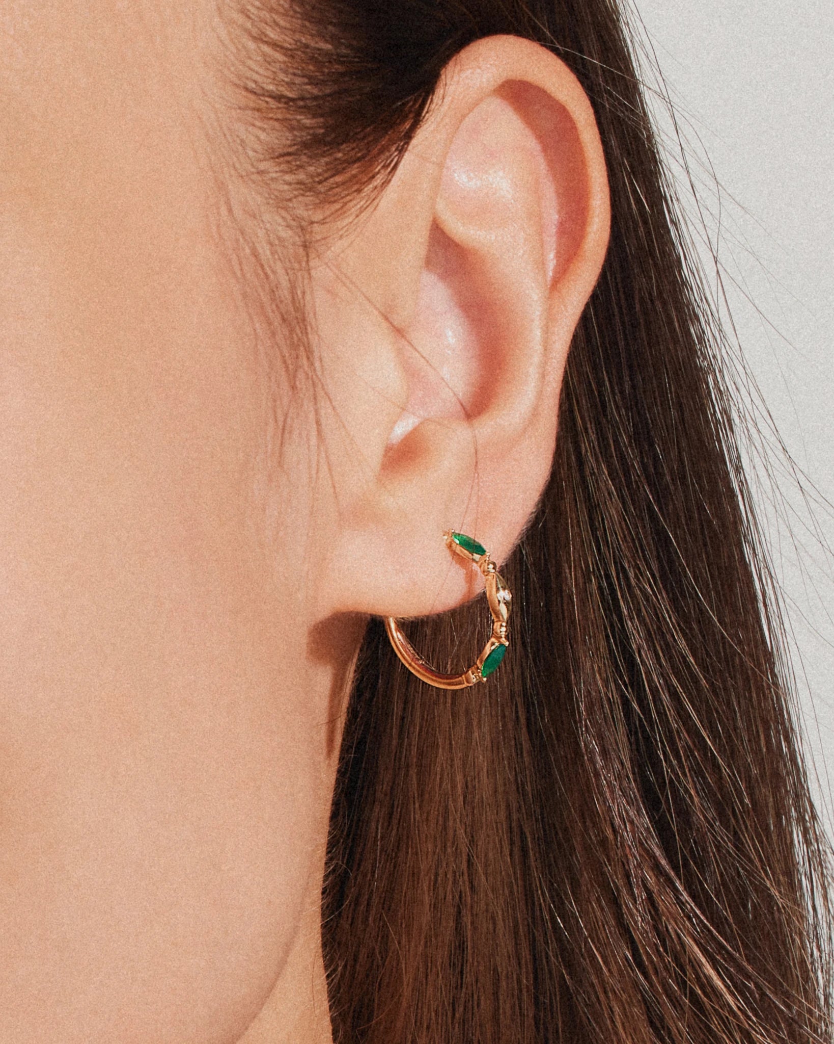 Dew Hoops - 14K Gold - Stanza - 2