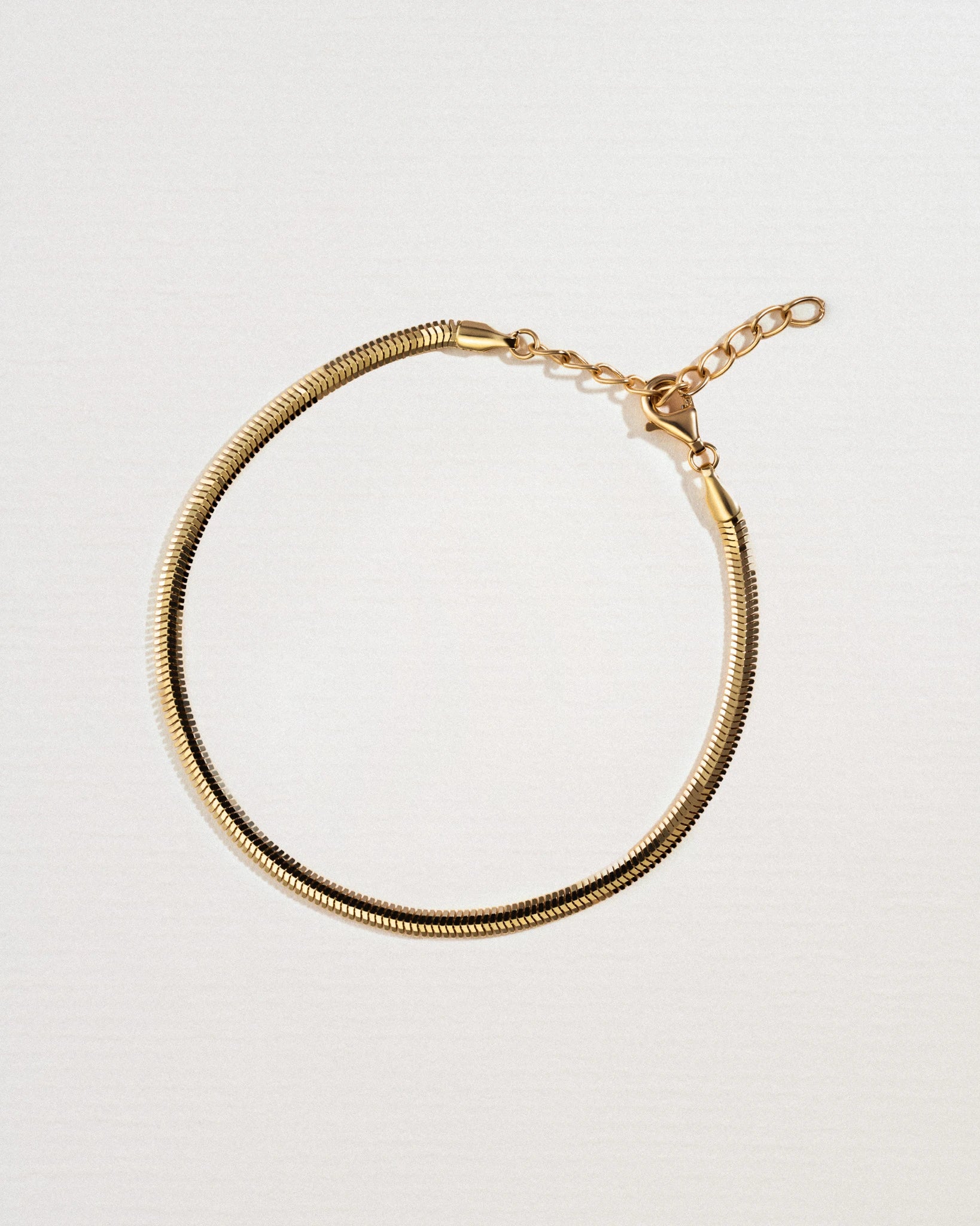 Simply Herringbone Chain Bracelet - 6 - 7.5 inches - Stanza - 1