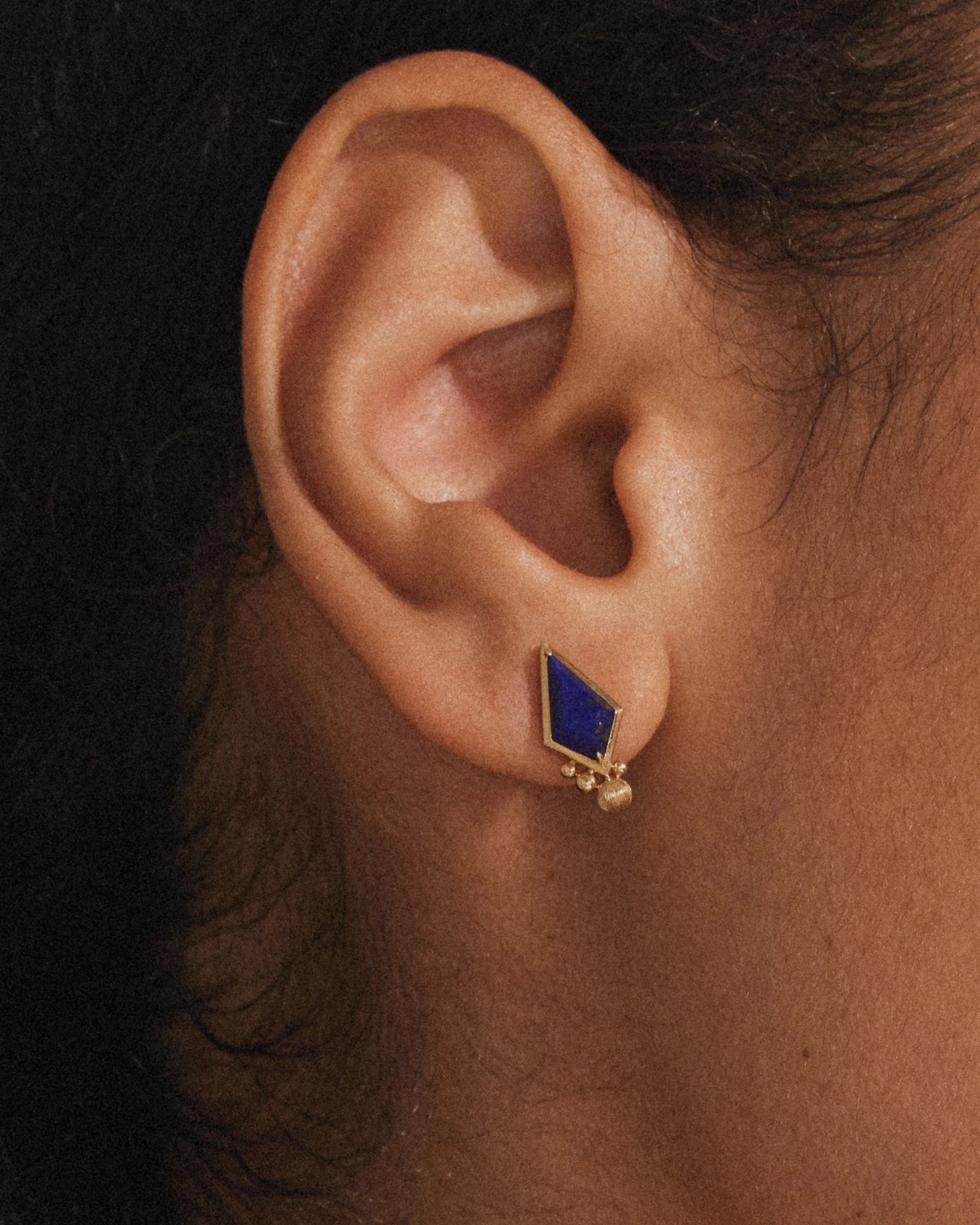 Soarer Studs - 14K Gold - Stanza - 3