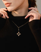 Soft Frame Necklace - Gold - plated - Stanza - 2