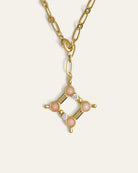 Soft Frame Necklace - Gold - plated - Stanza - 1